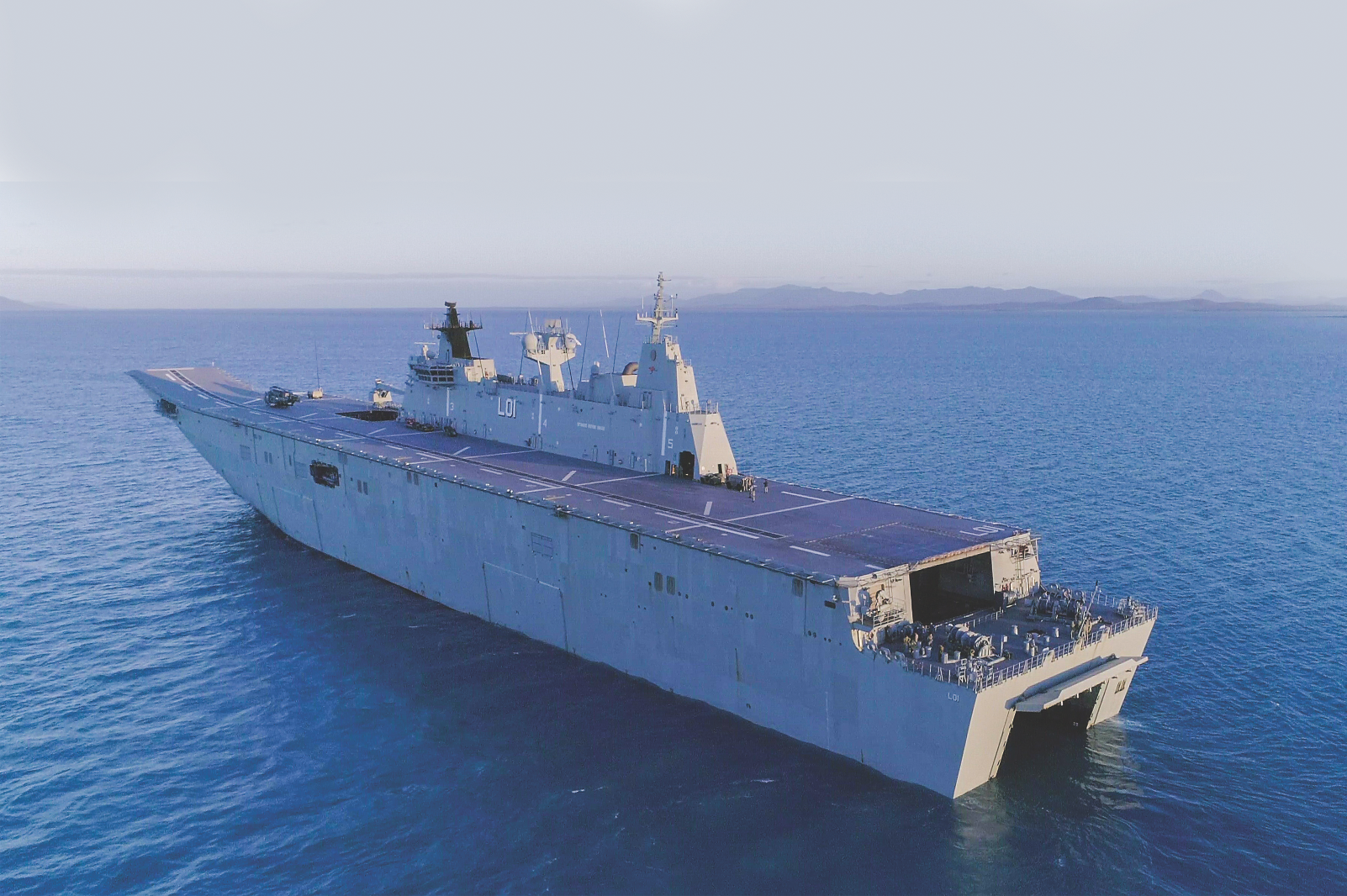 Canberra Class LHD and LLC Ship