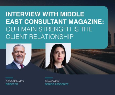 Interview with Middle East Consultant Magazine
