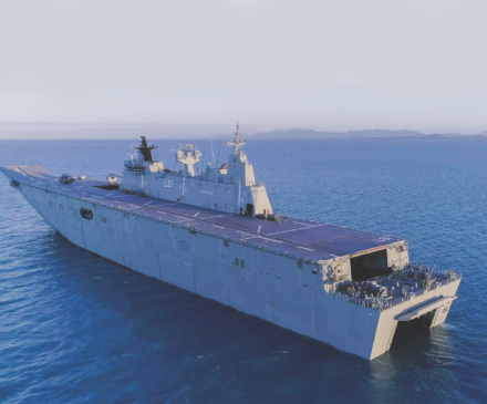Canberra Class LHD and LLC Ship