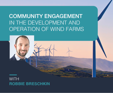Community Engagement in the Development and Operation of Wind Farms