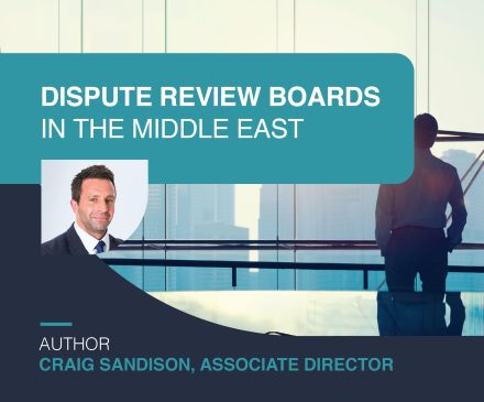 Dispute Review Boards in the Middle East